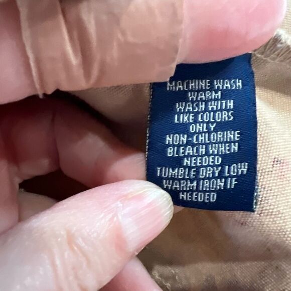 Chaps Women's Boho Floral Print Tan Blazer Jacket - Picture 6 of 9